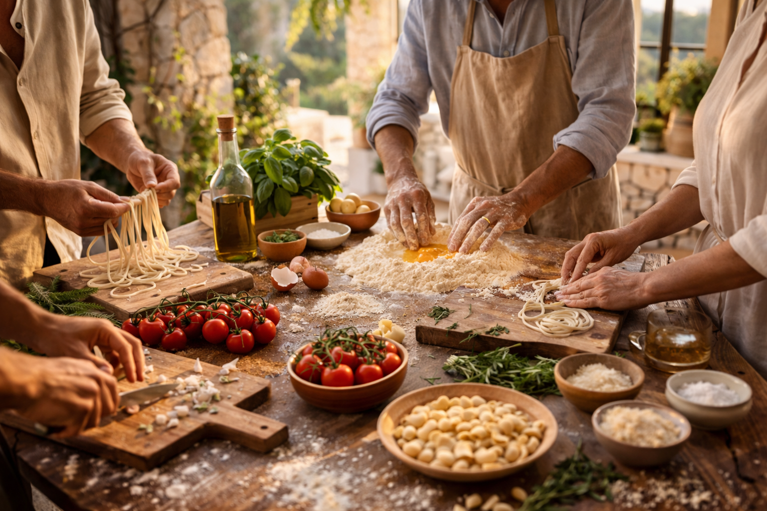 Italian cooking class